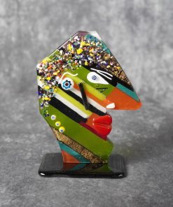 Abstract Pop Art Picasso in Murano glass | sculpture