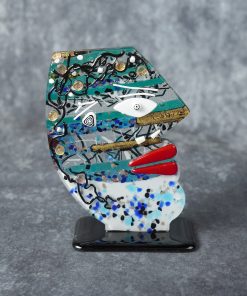 Abstract Pop Art Picasso in Murano glass | sculpture