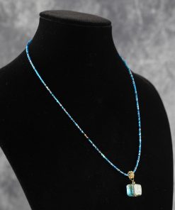 Elegant Murano Glass Pearl Necklace – Artisanal Foil-Infused Venetian Statement Jewelry