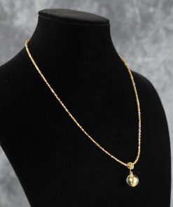 Elegant Murano Glass Pearl Necklace – Artisanal Foil-Infused Venetian Statement Jewelry
