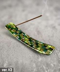 Luxury Multicolor Murano Glass Incense Burner – Handcrafted Venetian Arc Stick Holder - Image 3