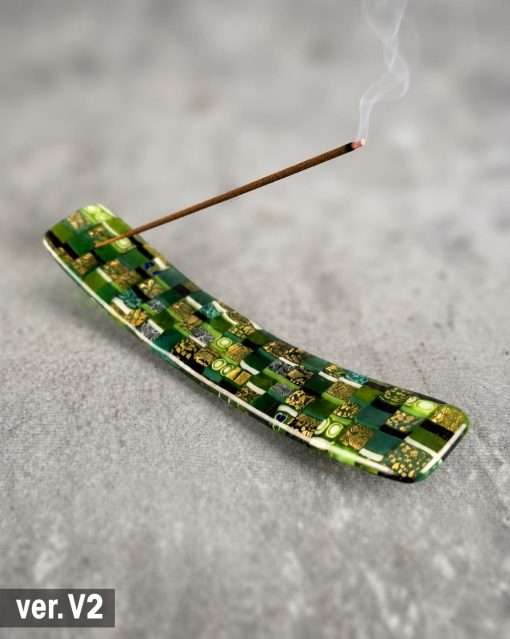 Luxury Multicolor Murano Glass Incense Burner – Handcrafted Venetian Arc Stick Holder - Image 3