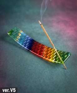 Luxury Multicolor Murano Glass Incense Burner – Handcrafted Venetian Arc Stick Holder - Image 6