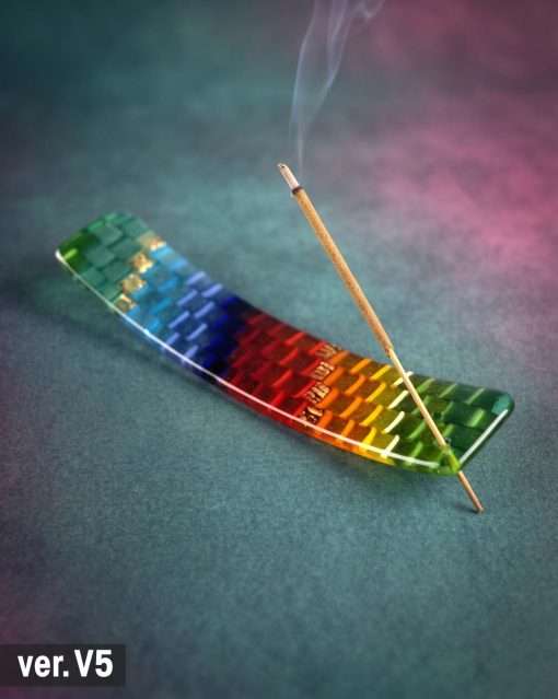Luxury Multicolor Murano Glass Incense Burner – Handcrafted Venetian Arc Stick Holder - Image 6