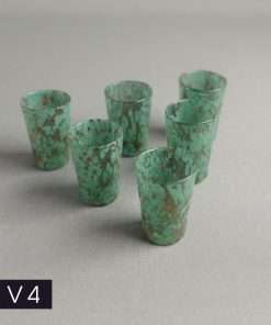 Handmade Murano Glass Shot Glasses Set of 6 – Authentic Italian Liqueur & Espresso Glasses with Gold Leaf Accents - Image 5